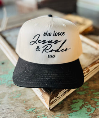 She Loves Jesus and Rodeo Too Hat