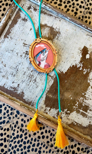 Gone Fishin' Bolo Tie