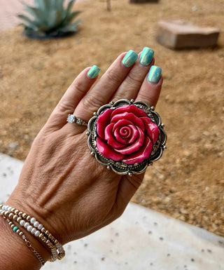 Pink Rose Ring