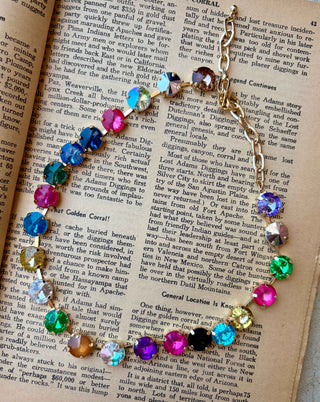 Color Me Western Statement Crystal Necklace