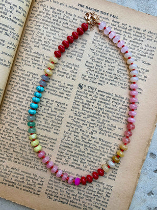 Desert Candy Gemstone Necklace