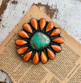 Western Sunrise Turquoise Buckle