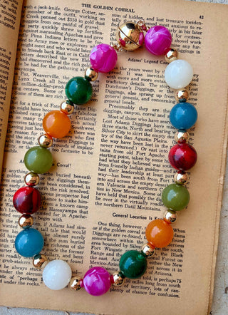 Color Outside the Lines Beaded Necklace