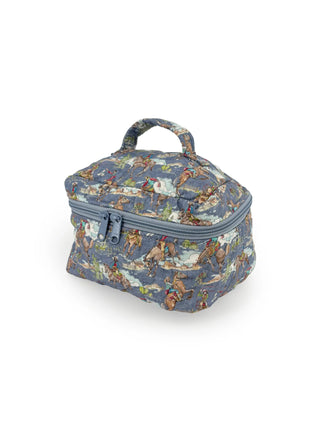 Birdie Chambray Quilted Travel Case