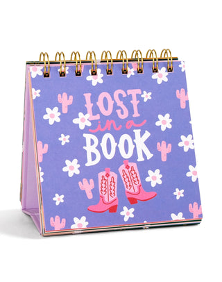 52 Weeks Of Book Lover Quotes - Desk Flip Calendar