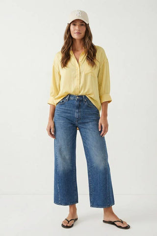 Sunshine Breeze Button-Up Top