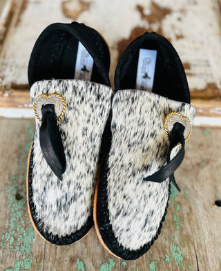 Cowhide Hearts (Size 7) image 0