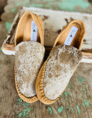 Cowhide Mules (Size 8)  image 1