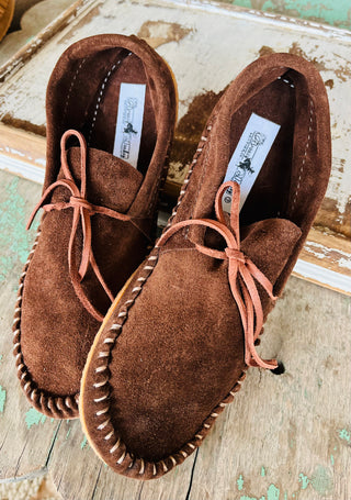 Brown Suede Muleys (Size 9)  image 0
